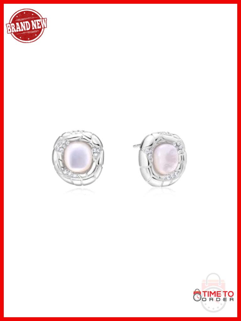 Halo Cz Stud Earrings Sterling Silver Posts Dainty Everyday Jewelry
